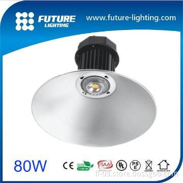 High power epistar COB 80W highway toll station led high bay light